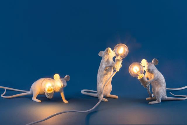 seletti muis lamp wit