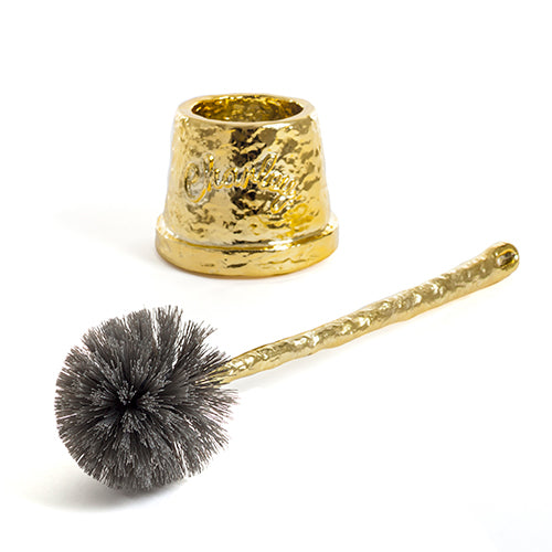 seletti toiletborstel goud