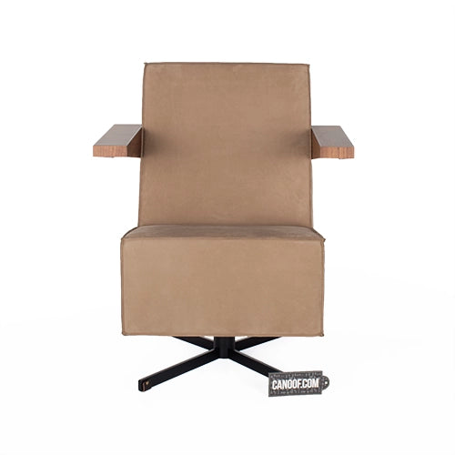 Spectrum Press Room Chair bruin suede