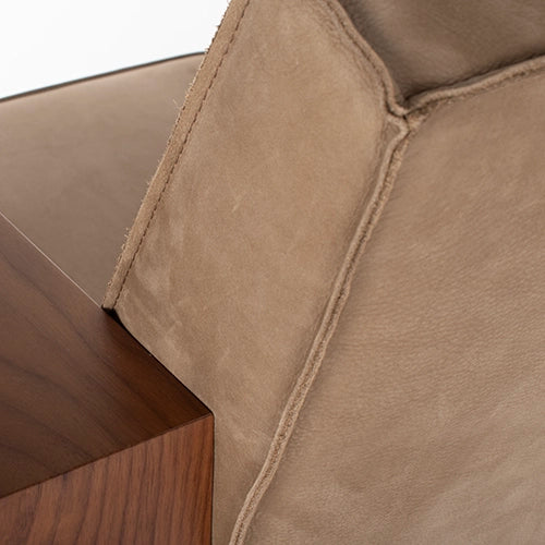 Spectrum Press Room Chair bruin suede