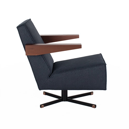 Spectrum Press room chair donkerblauw