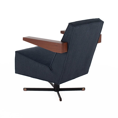 Spectrum Press room chair donkerblauw