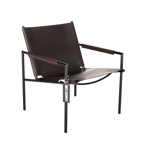 Spectrum SZ02 fauteuil donkerbruin leder