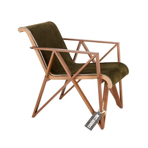 Spectrum Metz & Co fauteuil groen oranje