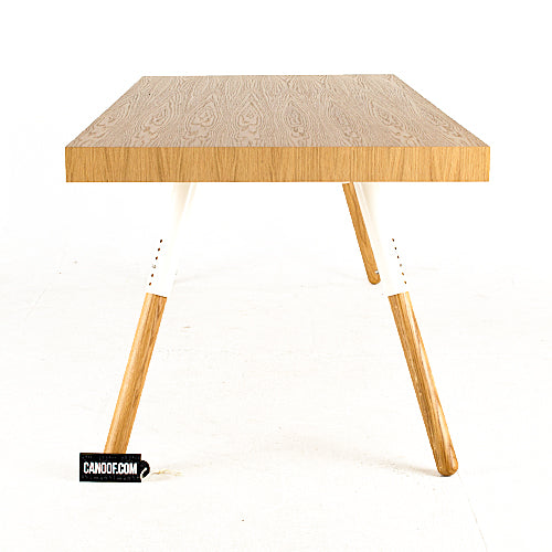 spectrum phill tafel naturel eiken wit