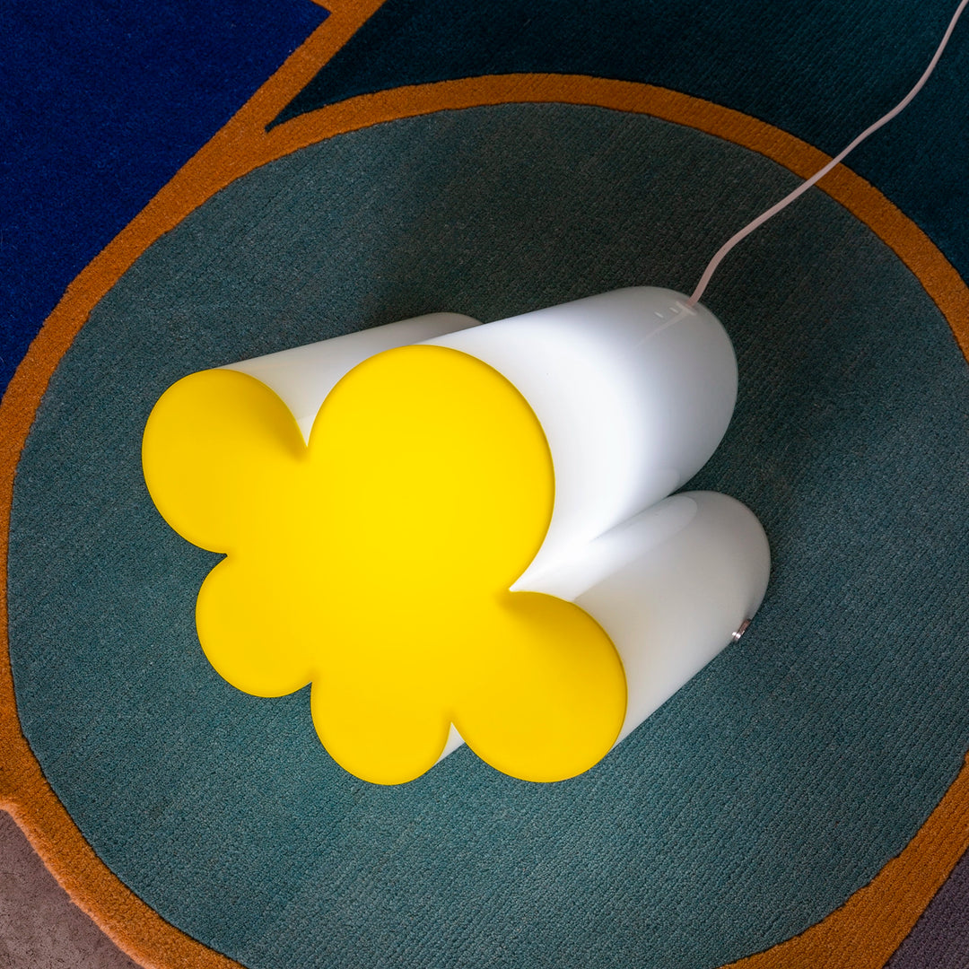 Poltronova Passiflora tafellamp geel 