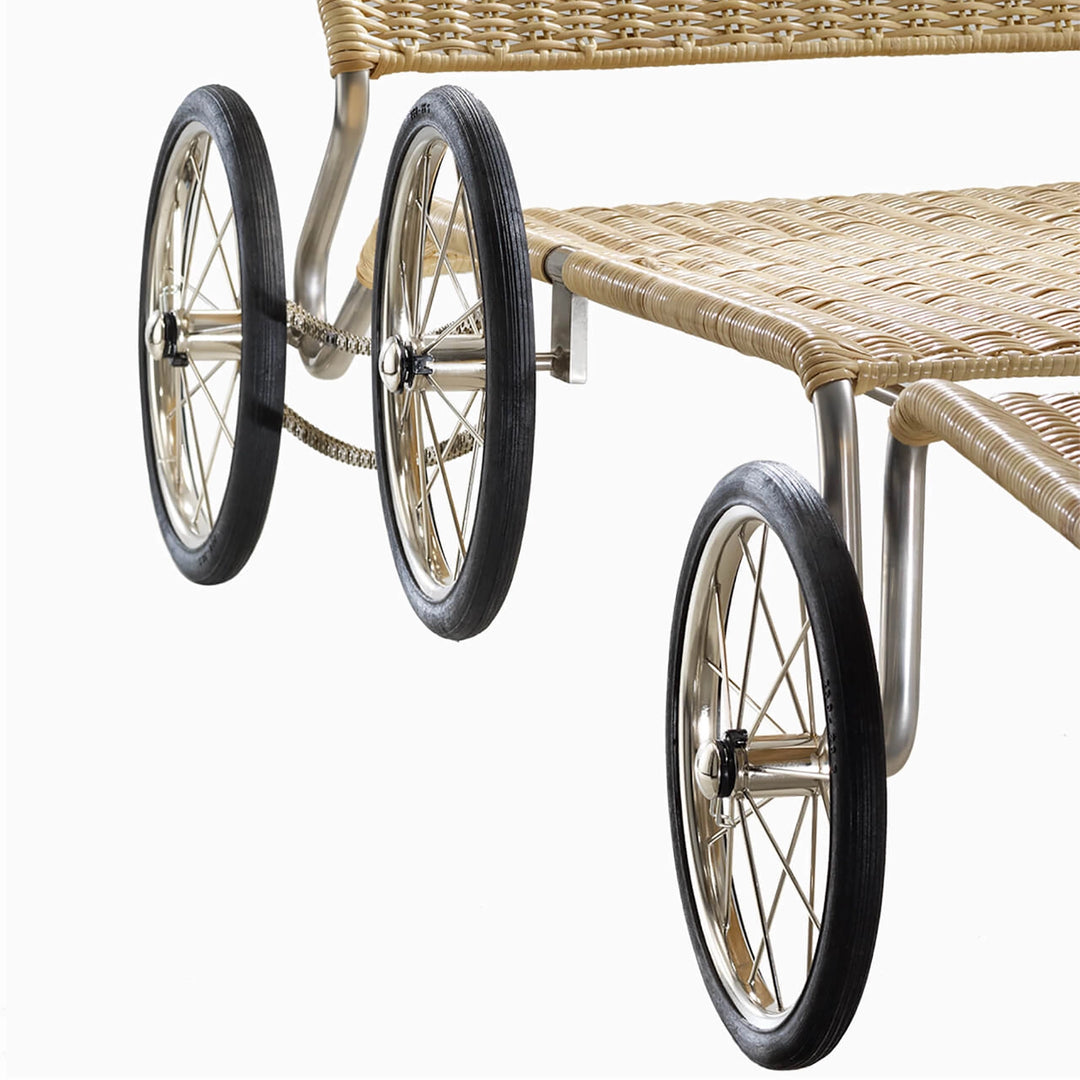 Tecta F41E chaise longue riet