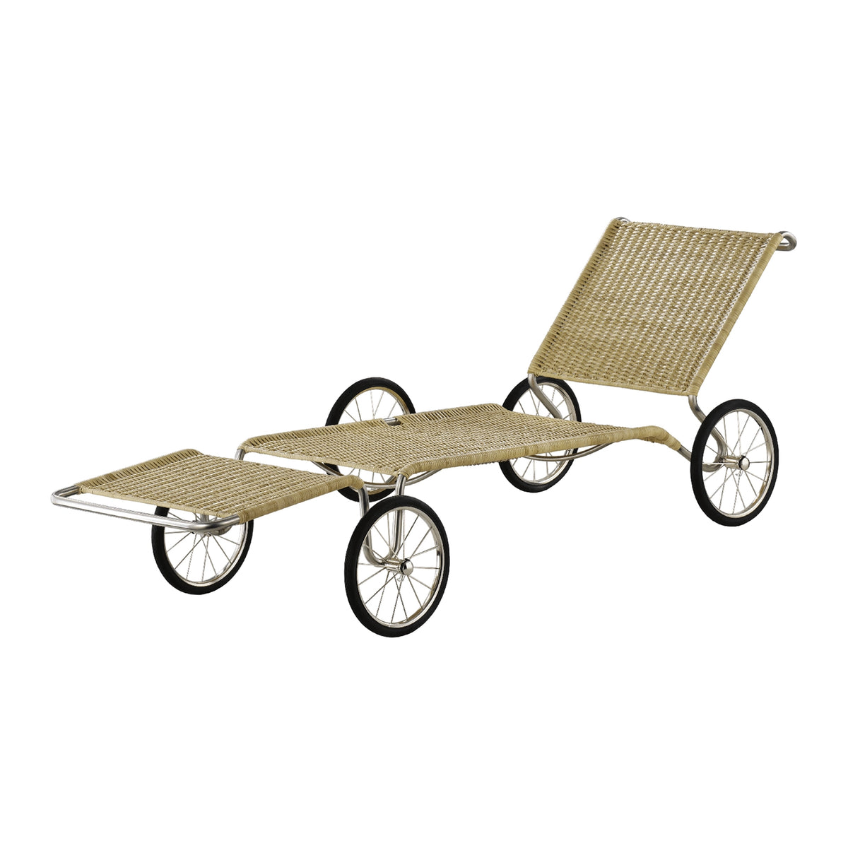 Tecta F41E chaise longue riet