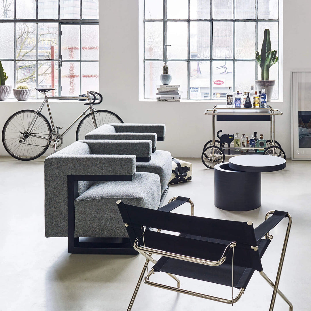Tecta K8 salontafel zwart