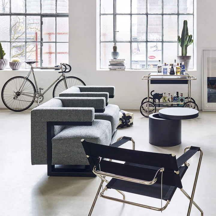 Tecta K8 salontafel zwart