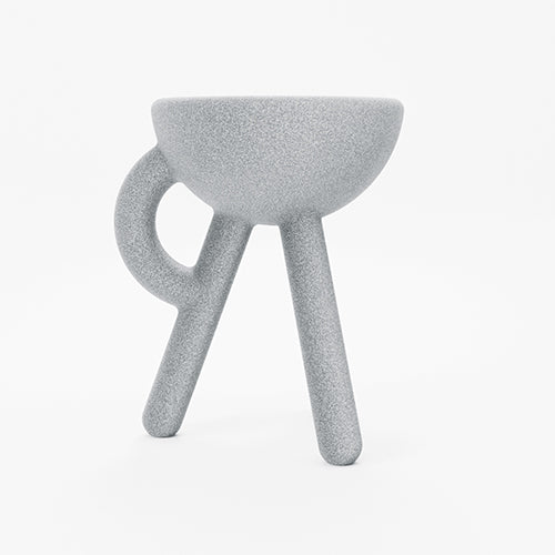 Werkwaardig Tubby stool grijs