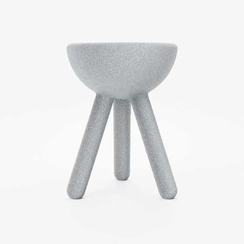 Werkwaardig Tubby stool grijs