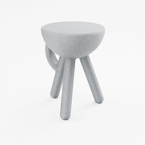 Werkwaardig Tubby stool grijs