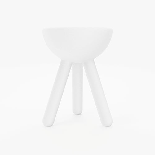 Werkwaardig Tubby stool wit
