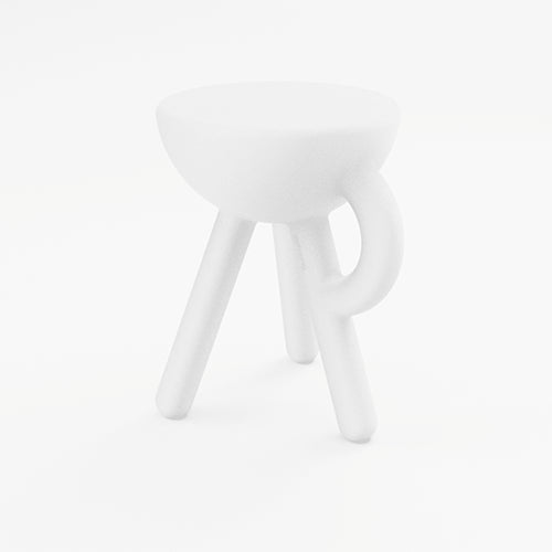 Werkwaardig Tubby stool wit