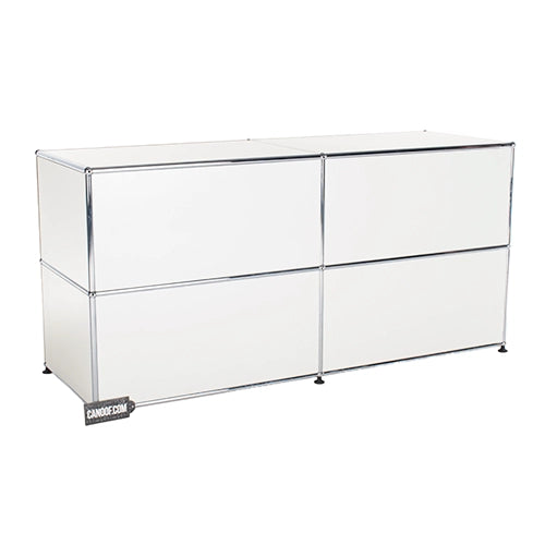 USM Haller kast wit 2 hoog