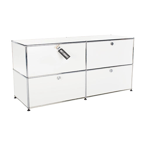 USM Haller kast wit 2 hoog