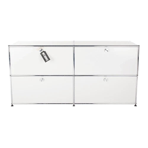 USM Haller kast wit 2 hoog