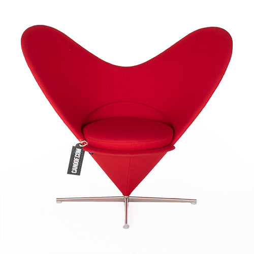 Vitra heart cone chair rood