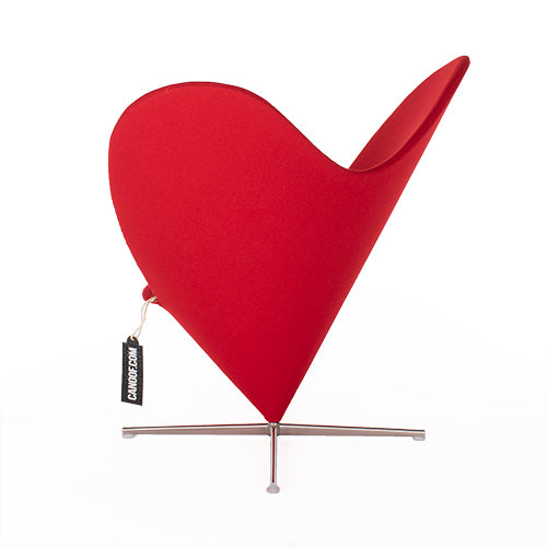 Vitra heart cone chair rood