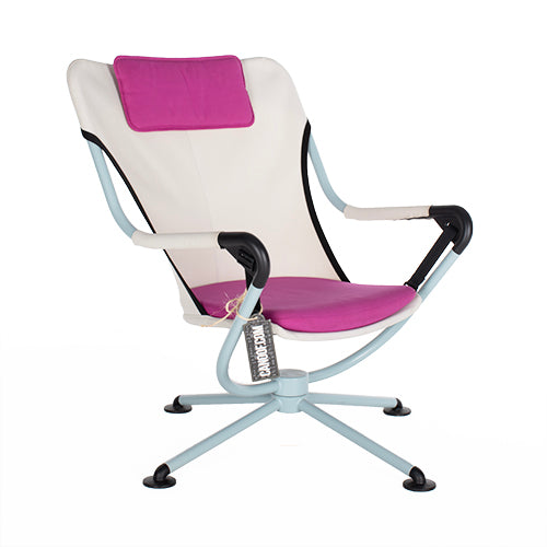 Vitra Waver chair wit blauw paars