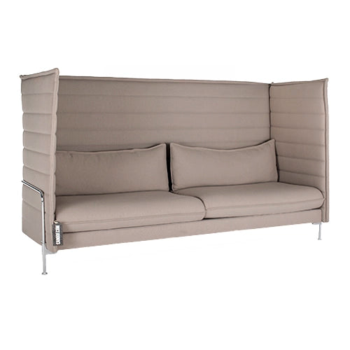 Vitra Alcove 3 zit bank grijs