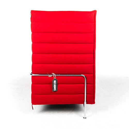 vitra alcove 3-zits bank rood