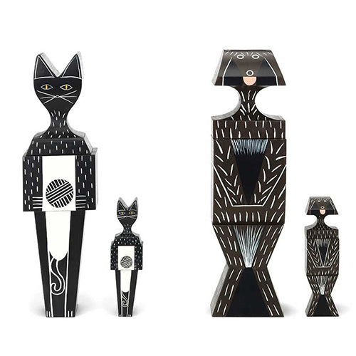 Vitra Wooden doll cat zwart