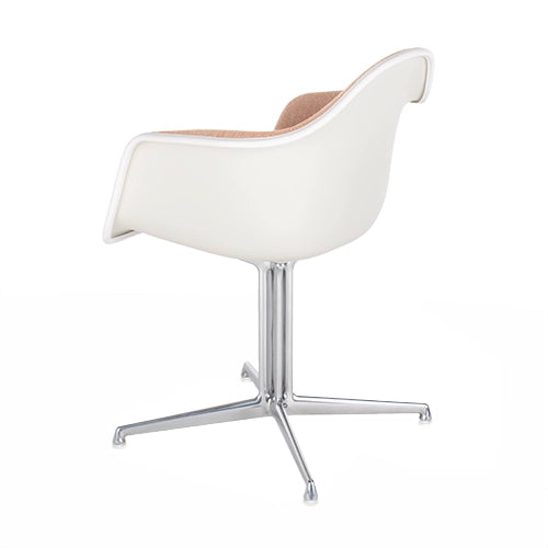 Vitra DAL kuipstoel beige/gepolijst
