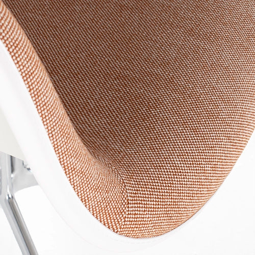 Vitra DAL kuipstoel beige/gepolijst