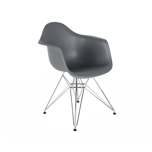 Vitra DAR kuipstoel grijs