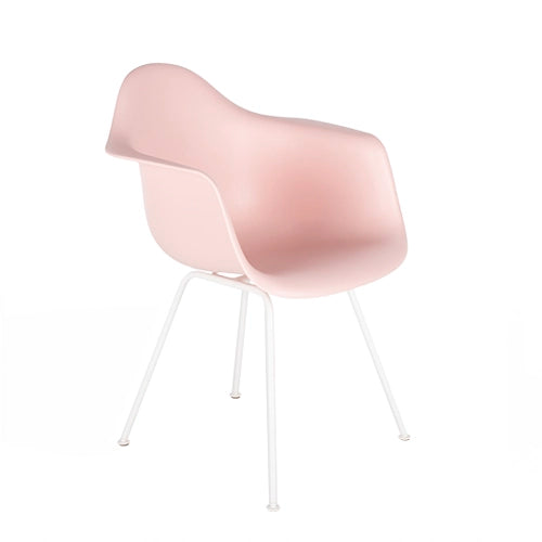 Vitra DAX kuip stoel roze wit