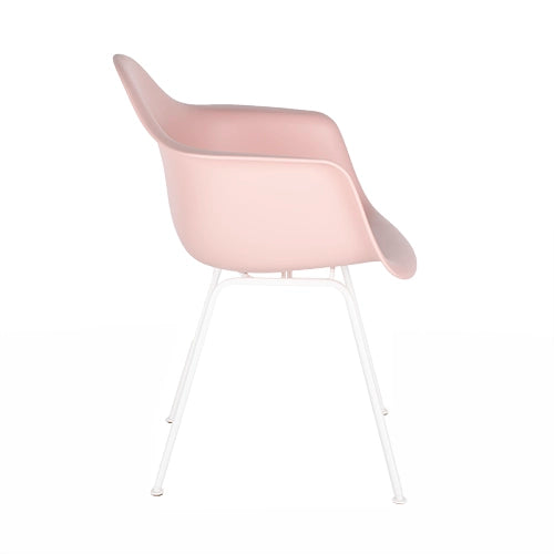 Vitra DAX kuipstoel roze wit