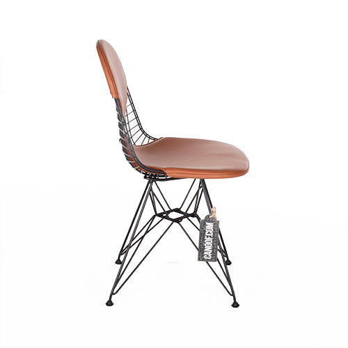 Vitra DKR kuipstoel Bikini cognac bruin