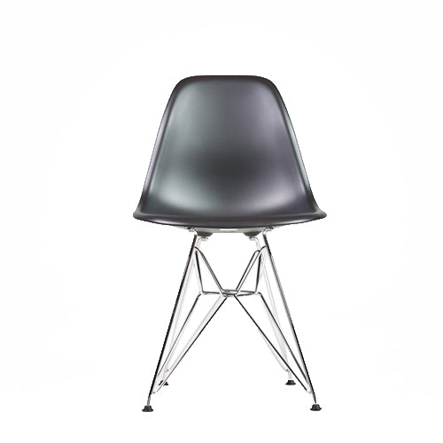 Vitra DSR kuipstoel zwart/chroom frame