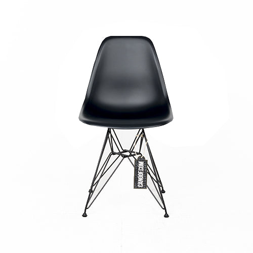 Vitra DSR Kuipstoel zwart/zwart frame