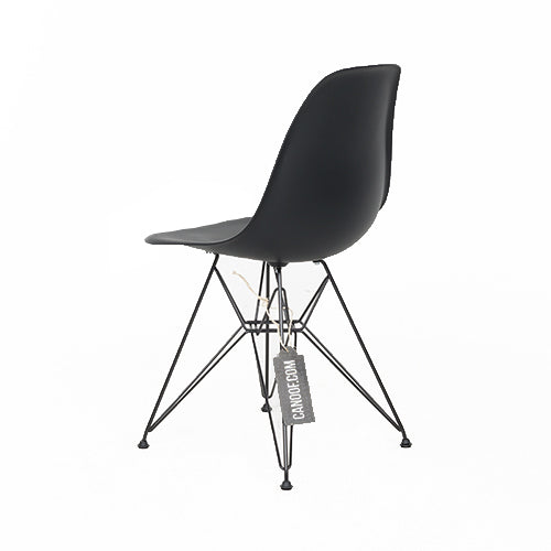 Vitra DSR Kuipstoel zwart/zwart frame
