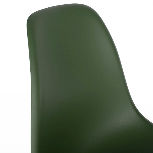 Vitra DSR kuipstoel groen/chroom