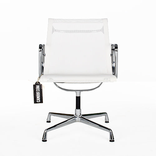 vitra ea108 netweave stoel wit