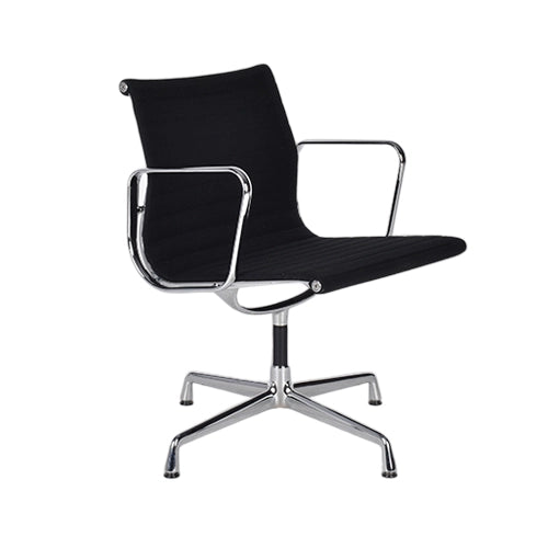 Vitra EA108 zwart hopsak zwart chroom