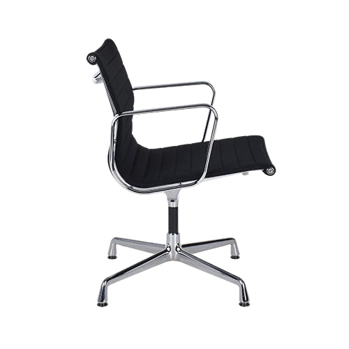 Vitra EA108 zwart hopsak zwart chroom