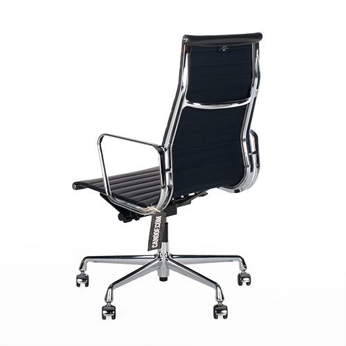 Vitra EA119 bureaustoel zwart leder