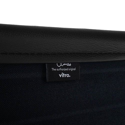 Vitra EA119 bureaustoel zwart leder