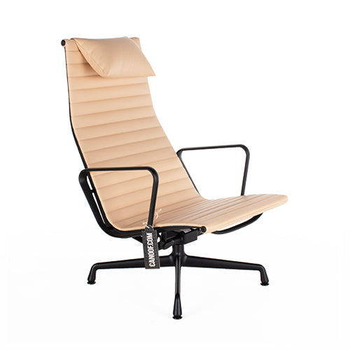 Vitra EA124 fauteuil beige Eames