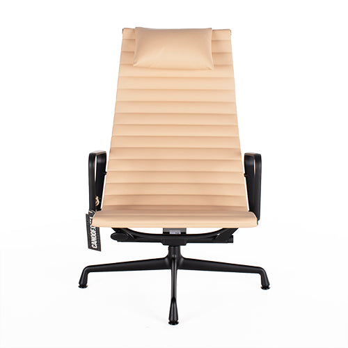 Vitra EA124 fauteuil beige Eames