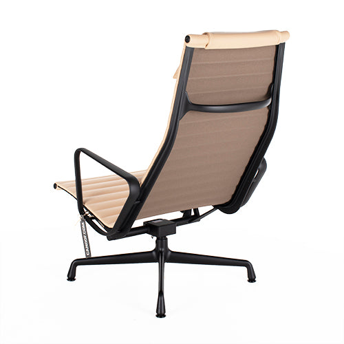 Vitra EA124 fauteuil beige leder