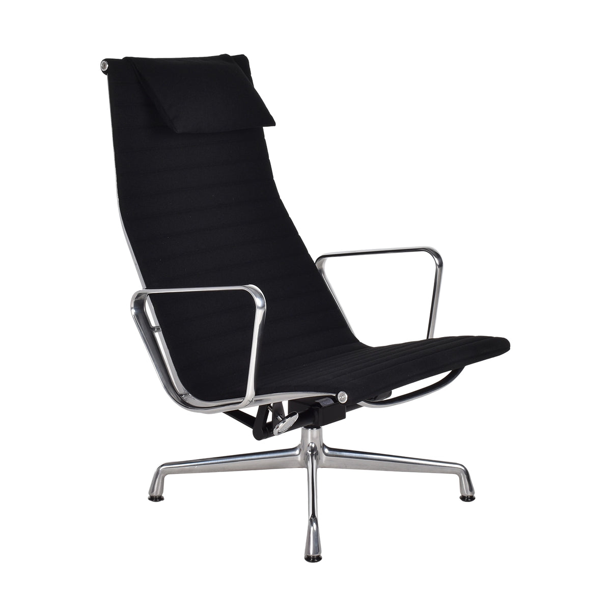 Vitra EA124 zwart Hopsak gepolijst