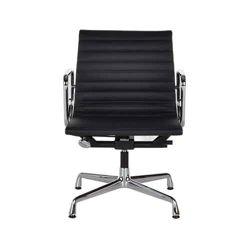 Vitra EA131 zwart leder