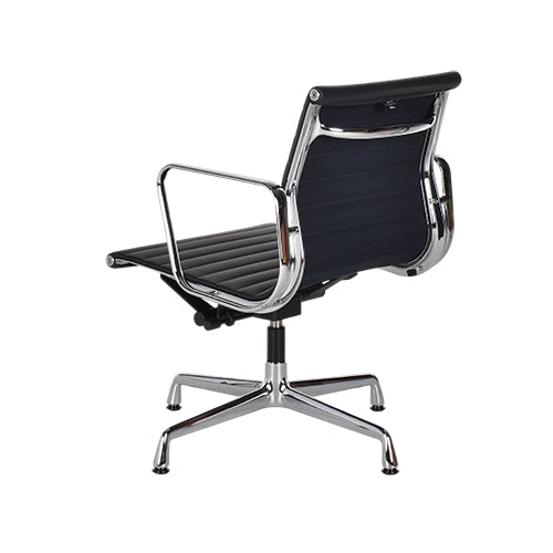 Vitra EA131 zwart leder
