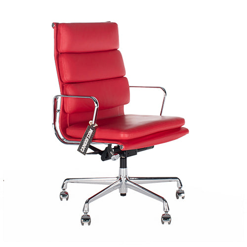 Vitra EA219 softpad bureaustoel rood